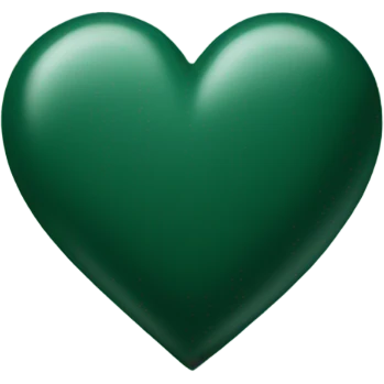 dark green heart emoji