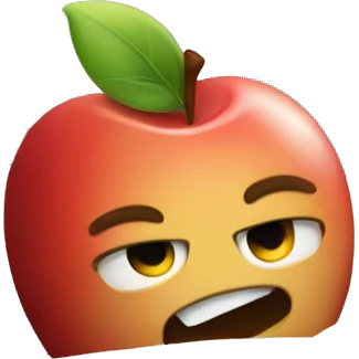 apple slleping in bed emoji