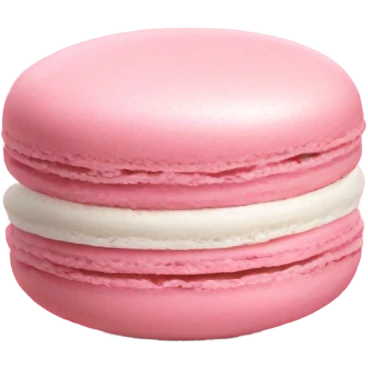Soft pink maccarone emoji