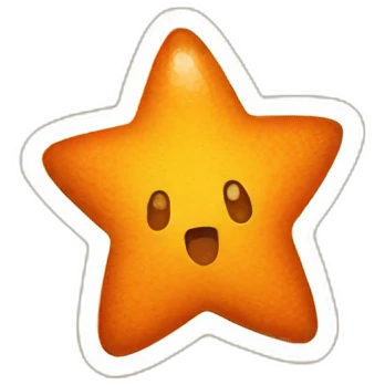 orange star emoji