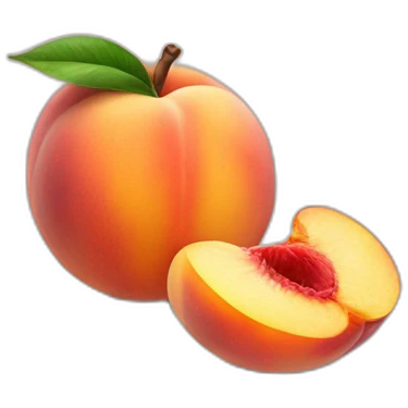 Peach emoji