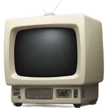 Aesthetic fernsehwand emoji