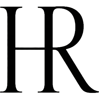 Elegant HRC monogram logo for a luxury fashion brand emoji