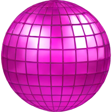 pink disco ball emoji