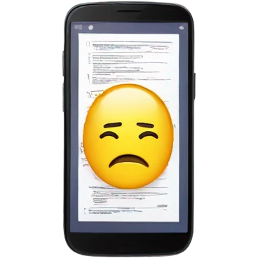 documents inside of a phone emoji
