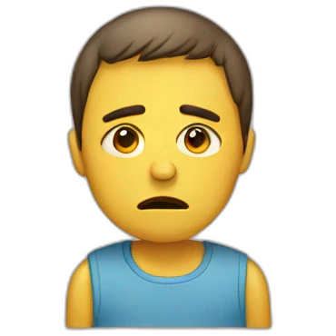 sad person emoji