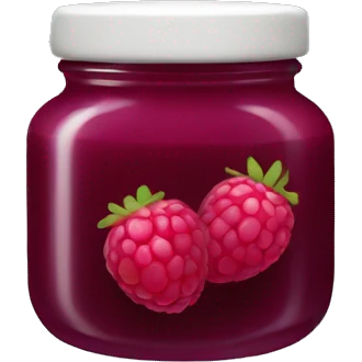 Raspberry jam emoji