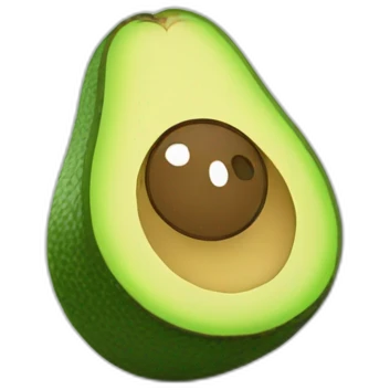 avocado winking emoji