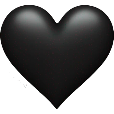 Black heart emoji