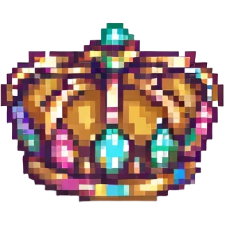 A crown emoji