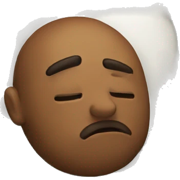 Sleepy emoji