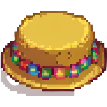 золотая шляпа, no background emoji