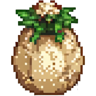 a single sesame seed, pixel art style emoji