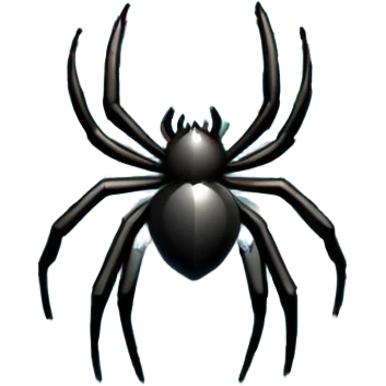 simple spider's web emoji