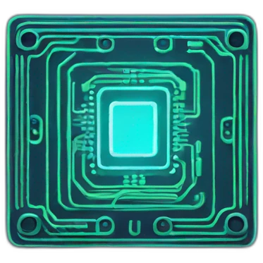 microchip neon emoji