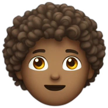 curly hair big arms emoji