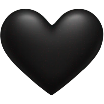 Black heart emoji