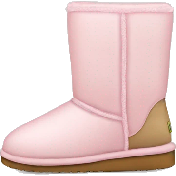 light pink uggs emoji