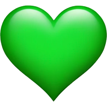 Green heart emoji