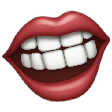 Belladona mouth emoji