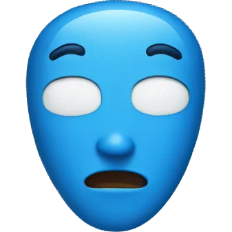 blue medicine emoji