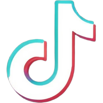 Tiktok logo without background black color emoji