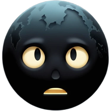 dark and eerie scene, the entire world covered in darkness. The sky is deep black with no stars or light, no moon, no glow just total void and silence. The atmosphere feels ominous and unsettling, as if darkness has swallowed everything. No characters, no visible light sources emoji