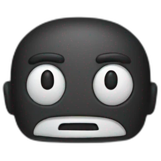 Mini écriture noir emoji