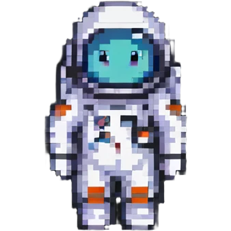 Tiny astronaut emoji
