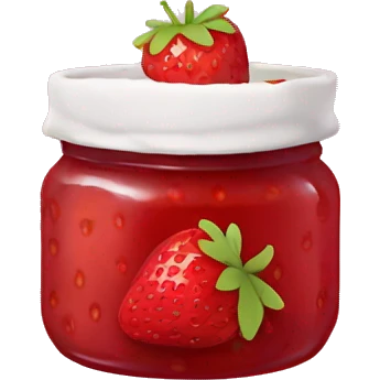 Strawberry jam emoji