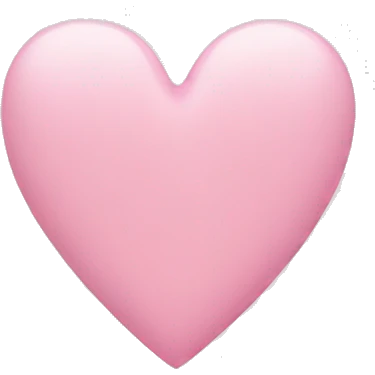 light pink heart emoji emoji