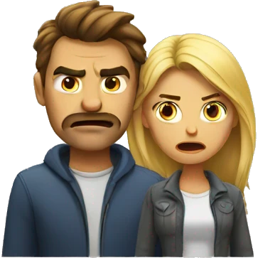 angry couple emoji
