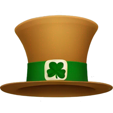 ireland hat upside down emoji