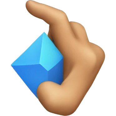 Cursor designing shapes emoji
