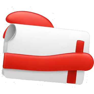 Subscribe button red emoji