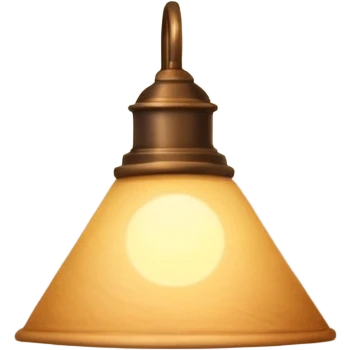 cozy warm light emoji of a wall lamp directly above a shelf emoji