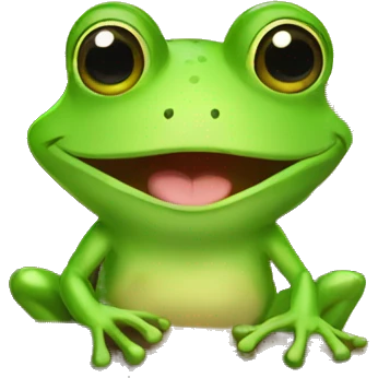 frog inside house emoji