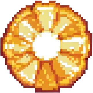 orange spark emoji