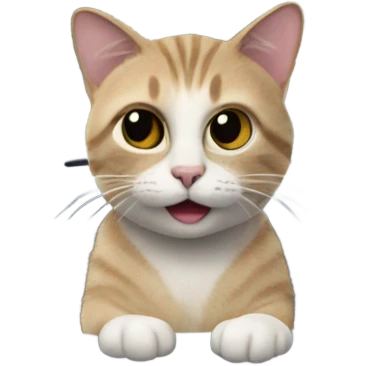 Cat driving a car  emoji