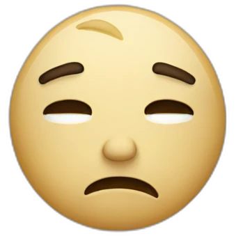 depressed emoji