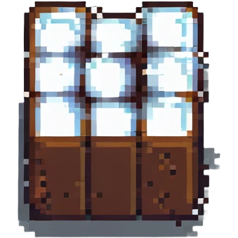 pixel art sugar cubes emoji