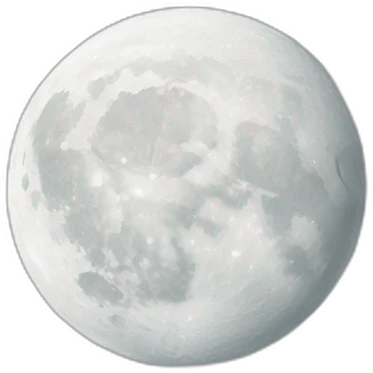 White moon  emoji
