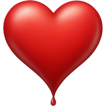 Red heart  emoji