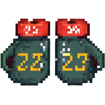 боксерские перчатки с надписью "23", no background emoji