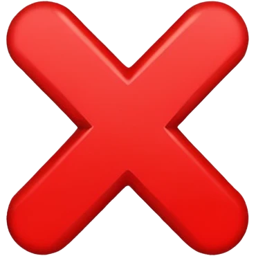 red x emoji