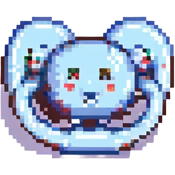 pixel art pacifier emoji