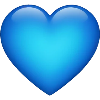 blue heart emoji