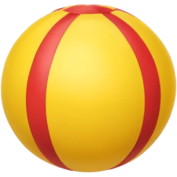 The Fox and The Hopper Ball Yellow Toy emoji