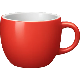 Red mug emoji