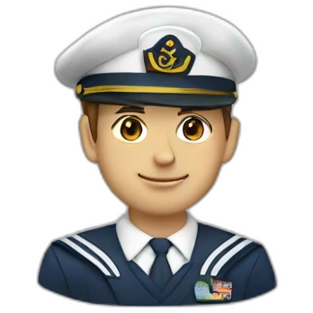 a sailor at the trapeeze line emoji